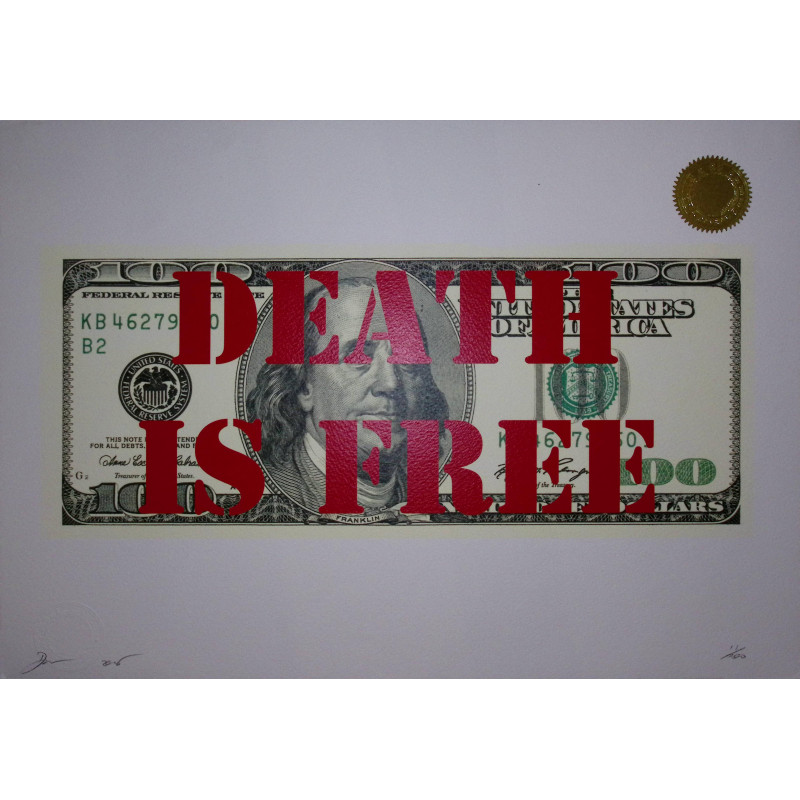 Oeuvre  DEATH NYC limitée et numérotée